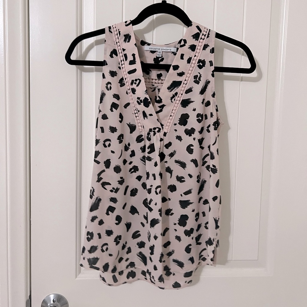 Animal print with a beautiful blush undertone.